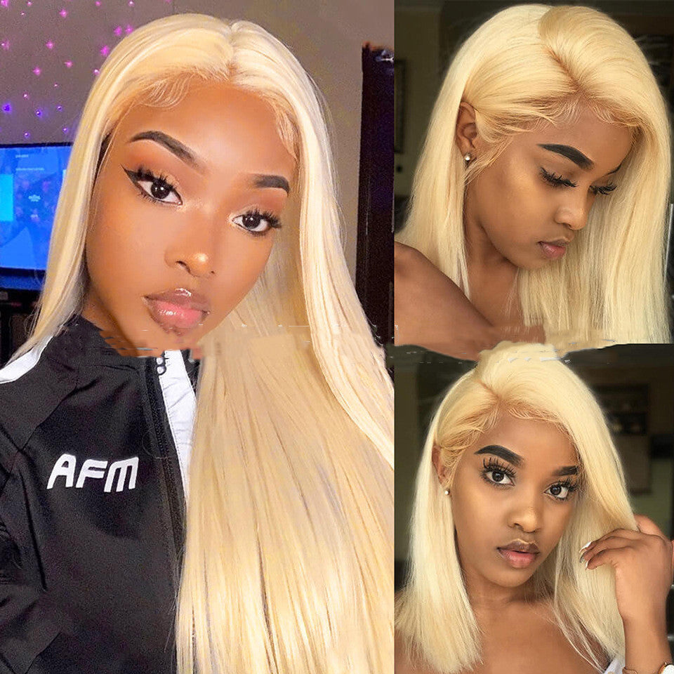 Straight Frontal Lace 13X4 Head Cover Lace Frontal Wig