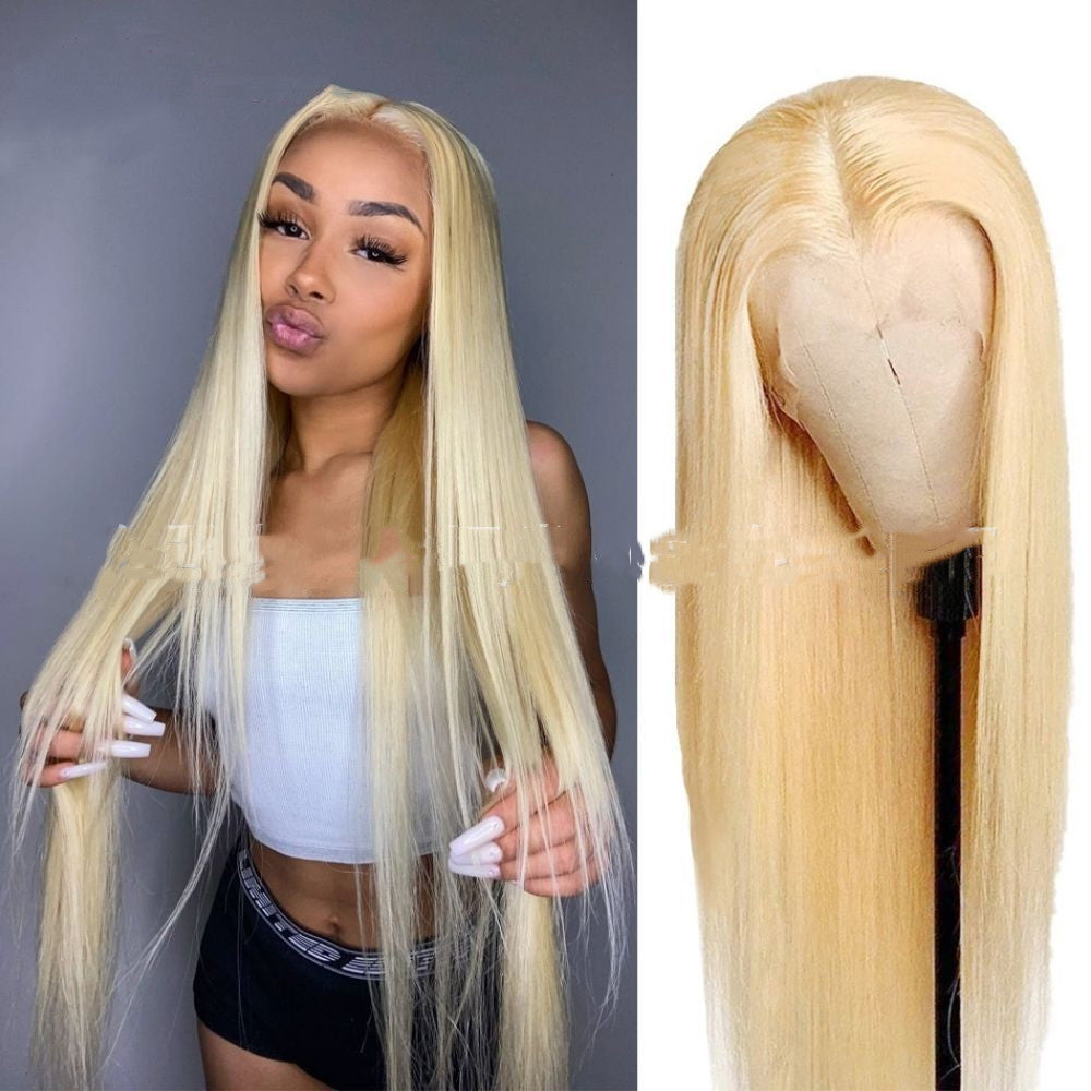 Straight Frontal Lace 13X4 Head Cover Lace Frontal Wig
