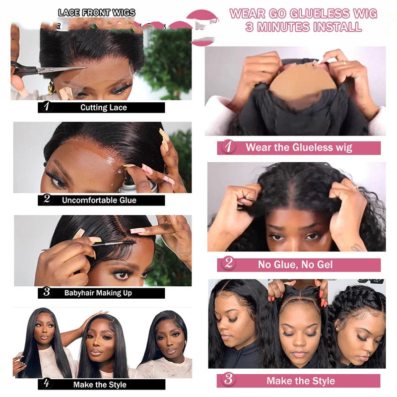 Natural Water Wave Lace Wig